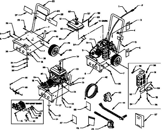 GENERAC 1173-0 parts breakdown